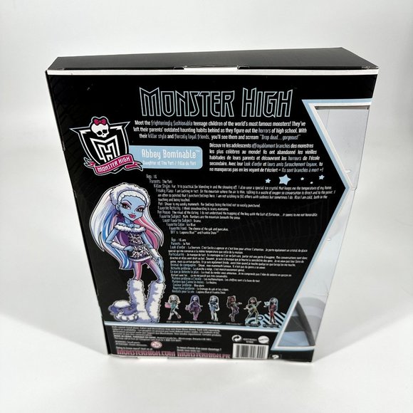 Monster High Abbey Bominable Daughter of the Yeti First Wave Rare - Picture 10 of 11